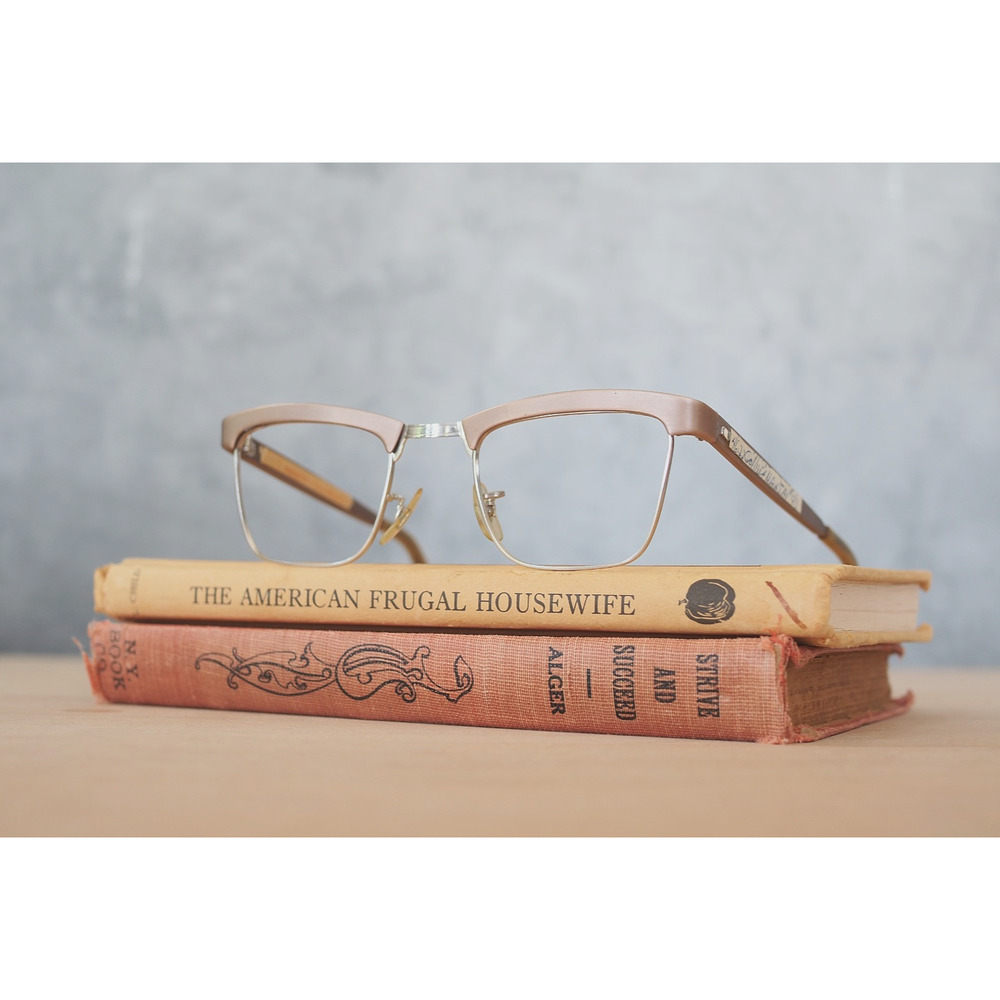 Shuron Mainstay Vintage 1960s Eyeglass 12k GF NOS Made gold filled 46-22